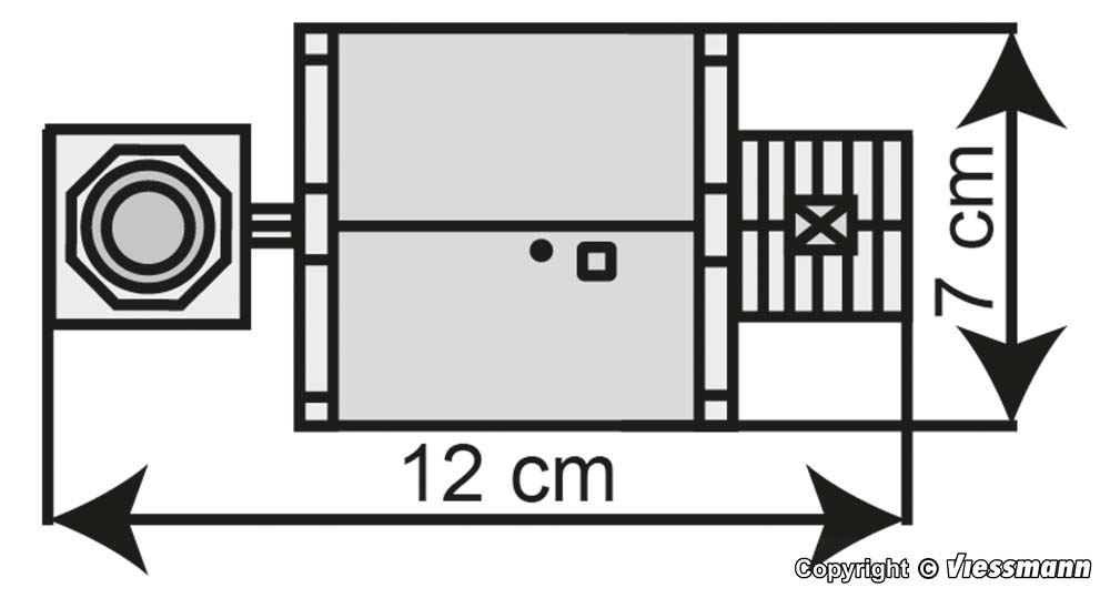 Kibri 37224 Kesselhaus mit Kamin