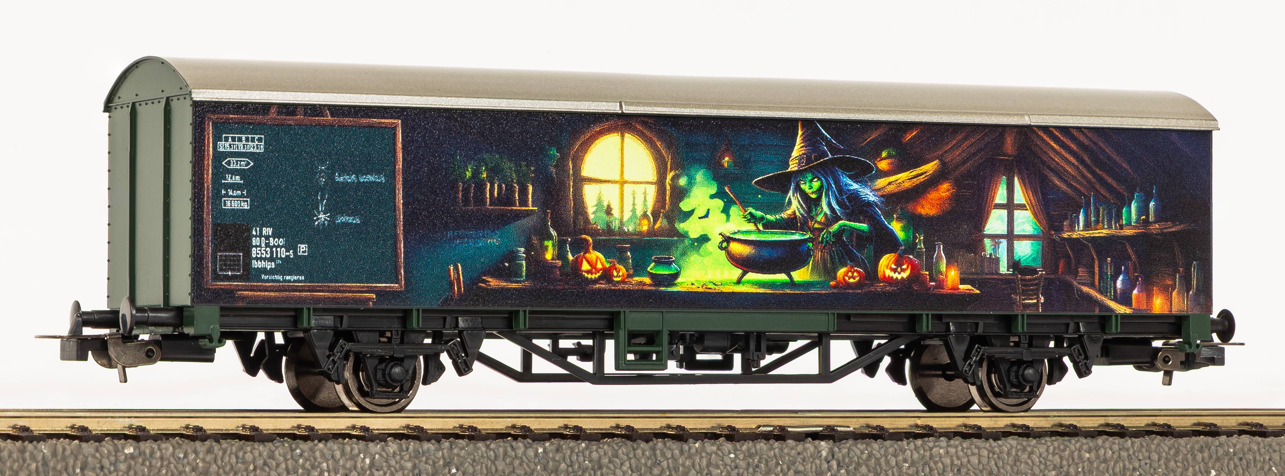 27901 Halloween ged. Güterwagen