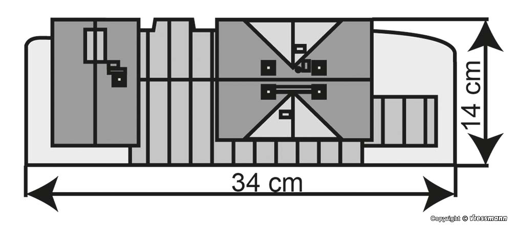 Kibri 39368 Bahnhof Eschbronn