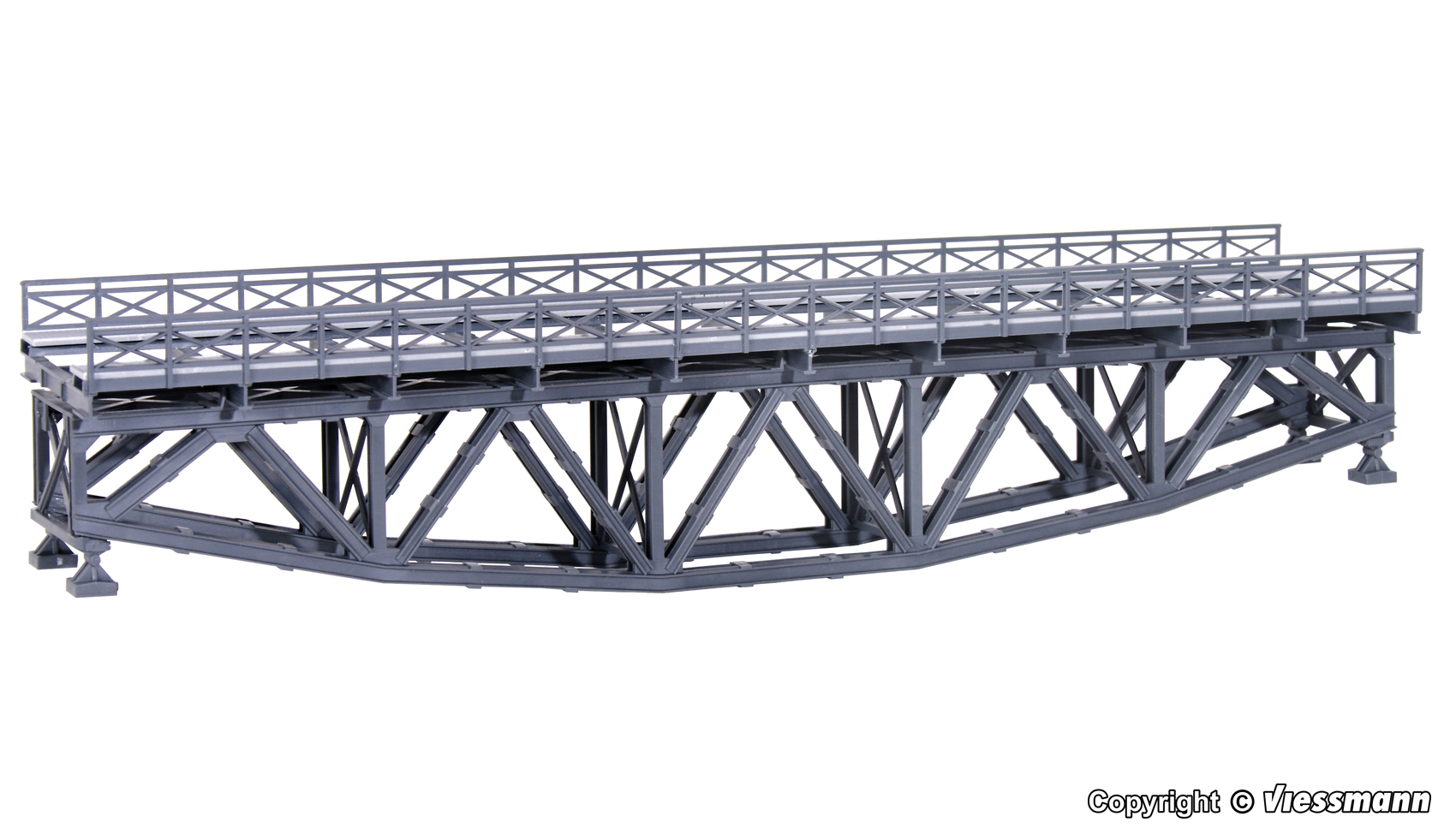 Kibri 39703 Stahlunterzugbrücke, eingleisig