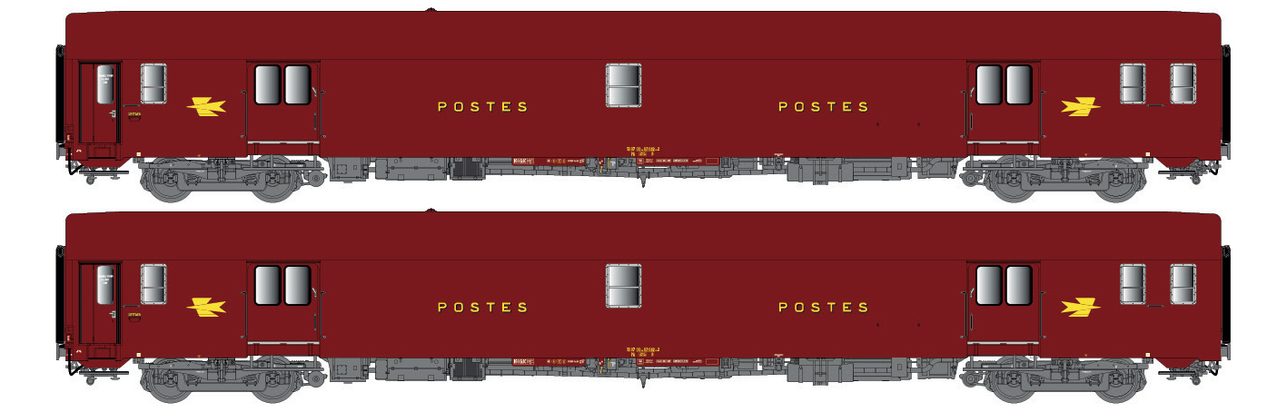 40443 PTT Postwagen-Set UIC 2-teilig Ep.4