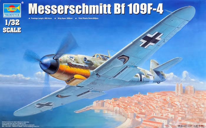 Trumpeter 752292 Messerschmitt Bf 109F-4
