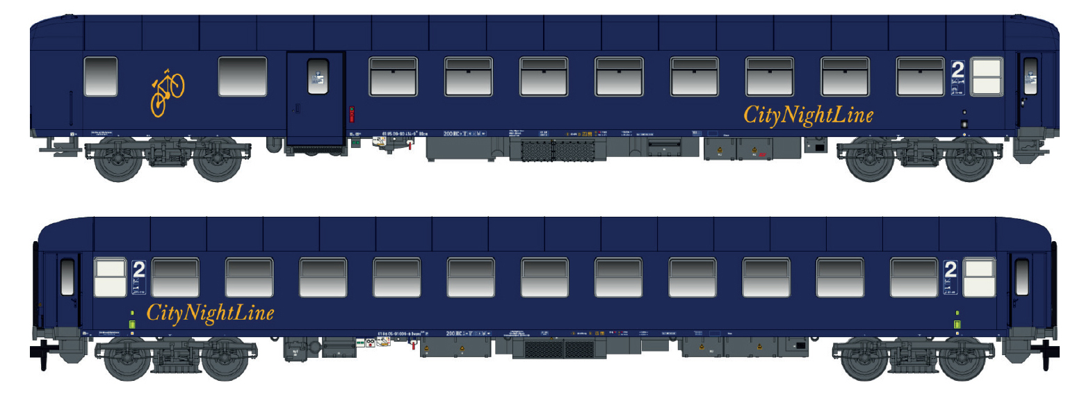 97039N CNL Nachtzugwagen-Set 2-tlg. Ep.5