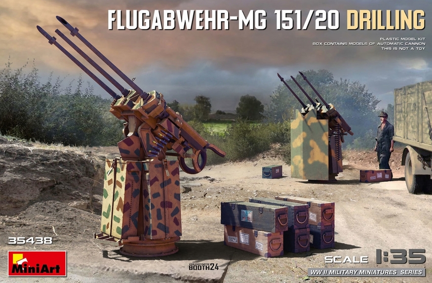 35438 Flugabwehr-MG 151/20 Drilling