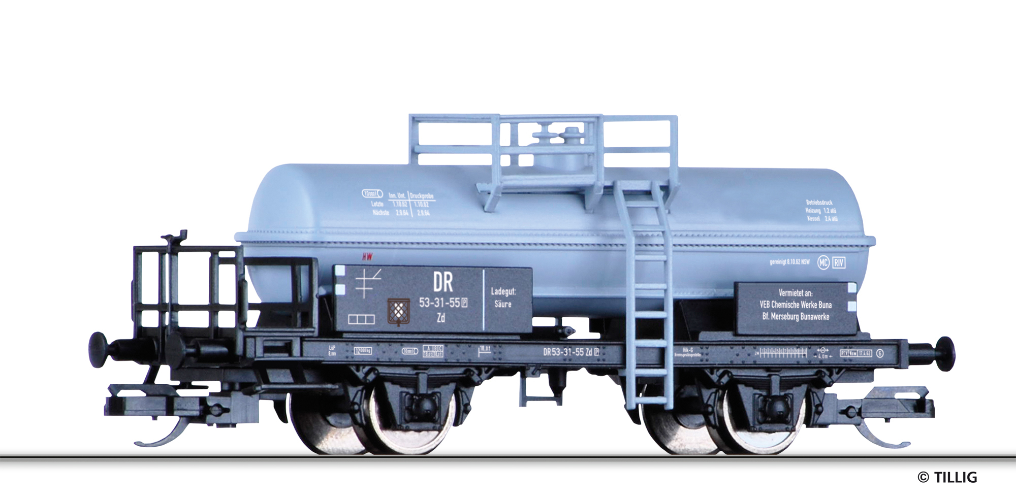 14987 DR Säurekesselwagen Zd "VEB Buna" Ep.3