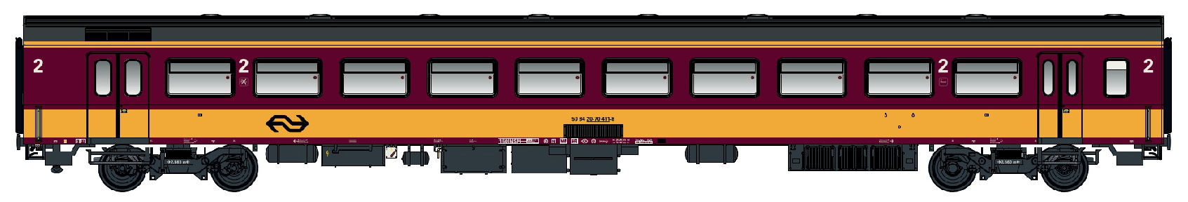 44262 NS Benelux Reisezugwagen ICR B10 Ep.4/5