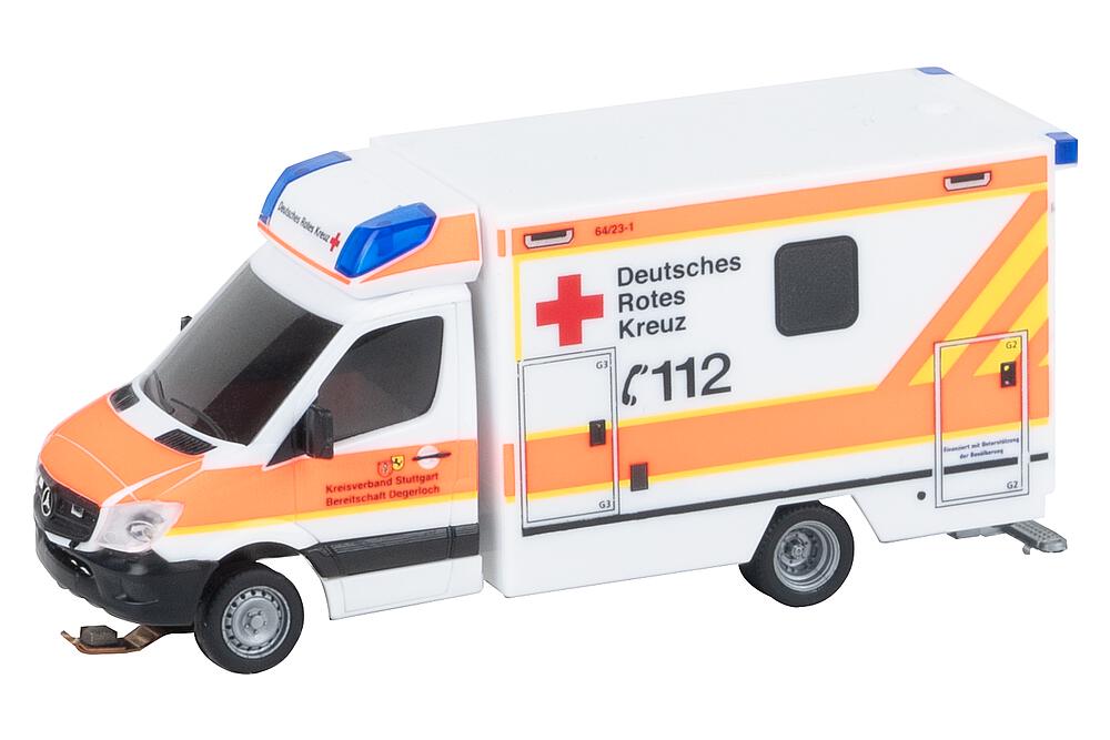 Faller 161445 MB Sprinter Rettungswagen DRK (HERPA)