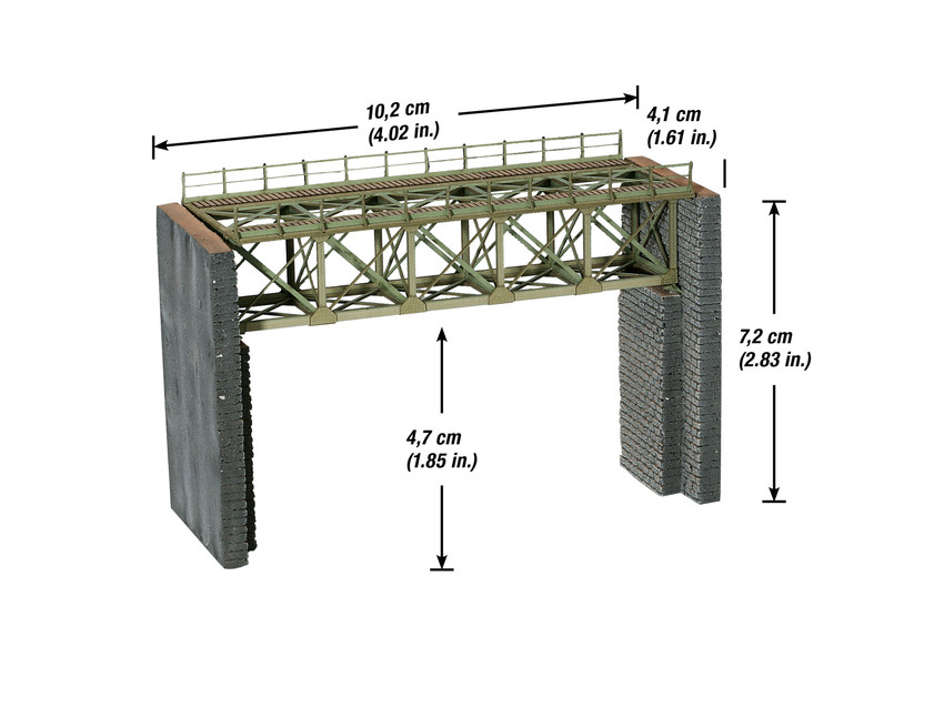 62810 Stahlbrücke, 10,2 cm