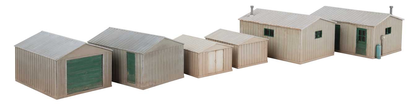 Walthers 4123 Metal Yard Sheds