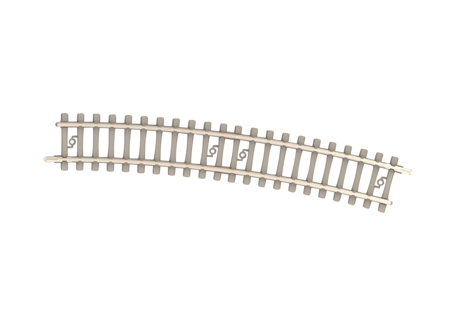14527 Gebogenes Beton-Gleis R4 362,6 mm, 15°