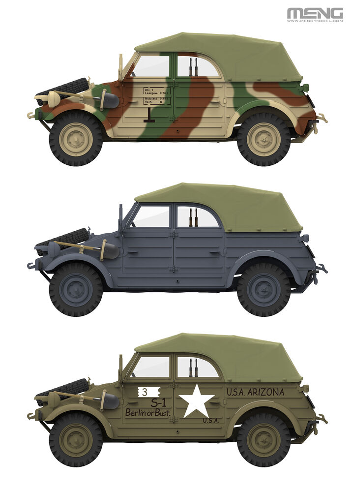MENG VS-016 German Pkw.K1 Kübelwagen Type 82