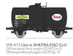 REE Modeles WB-873 SNCF SIMOTRA ESSO Kesselwagen Ep.4