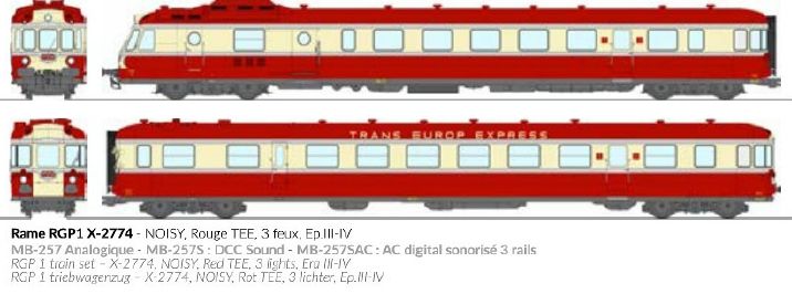 MB-257SAC SNCF Triebzug RGP1 X2774 Ep.3/4 AC