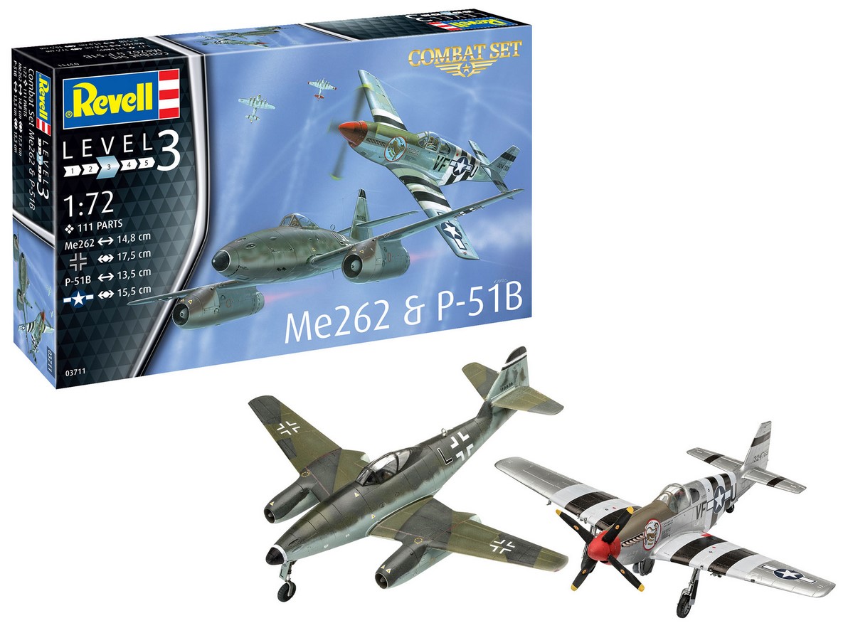 03711 Combat Set: Me262 & P-51B