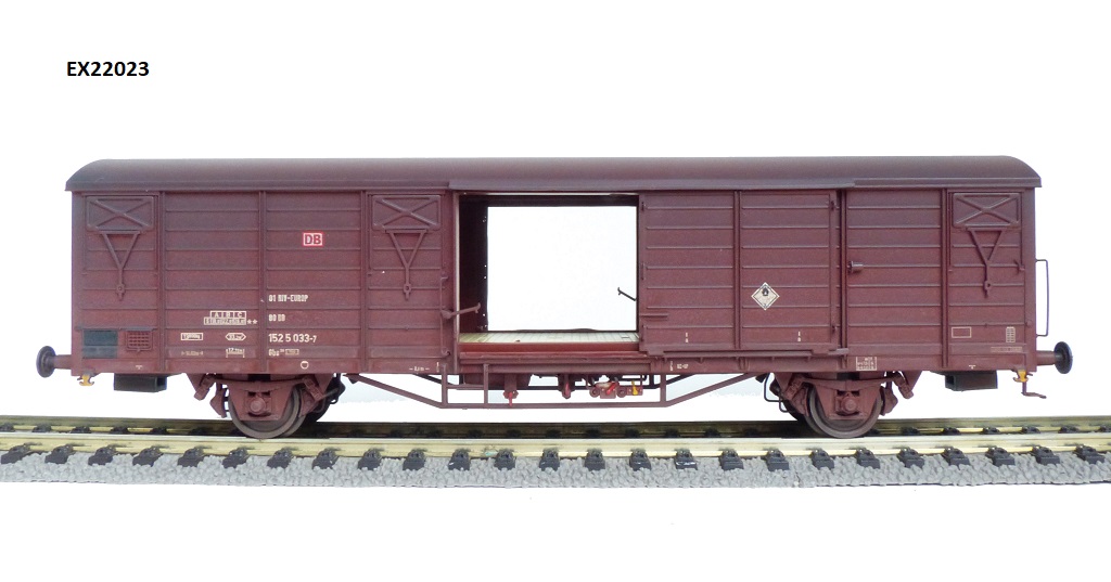 Exact-train 22023 DBAG gedeckter Güterwagen Gbs258 Ep.5
