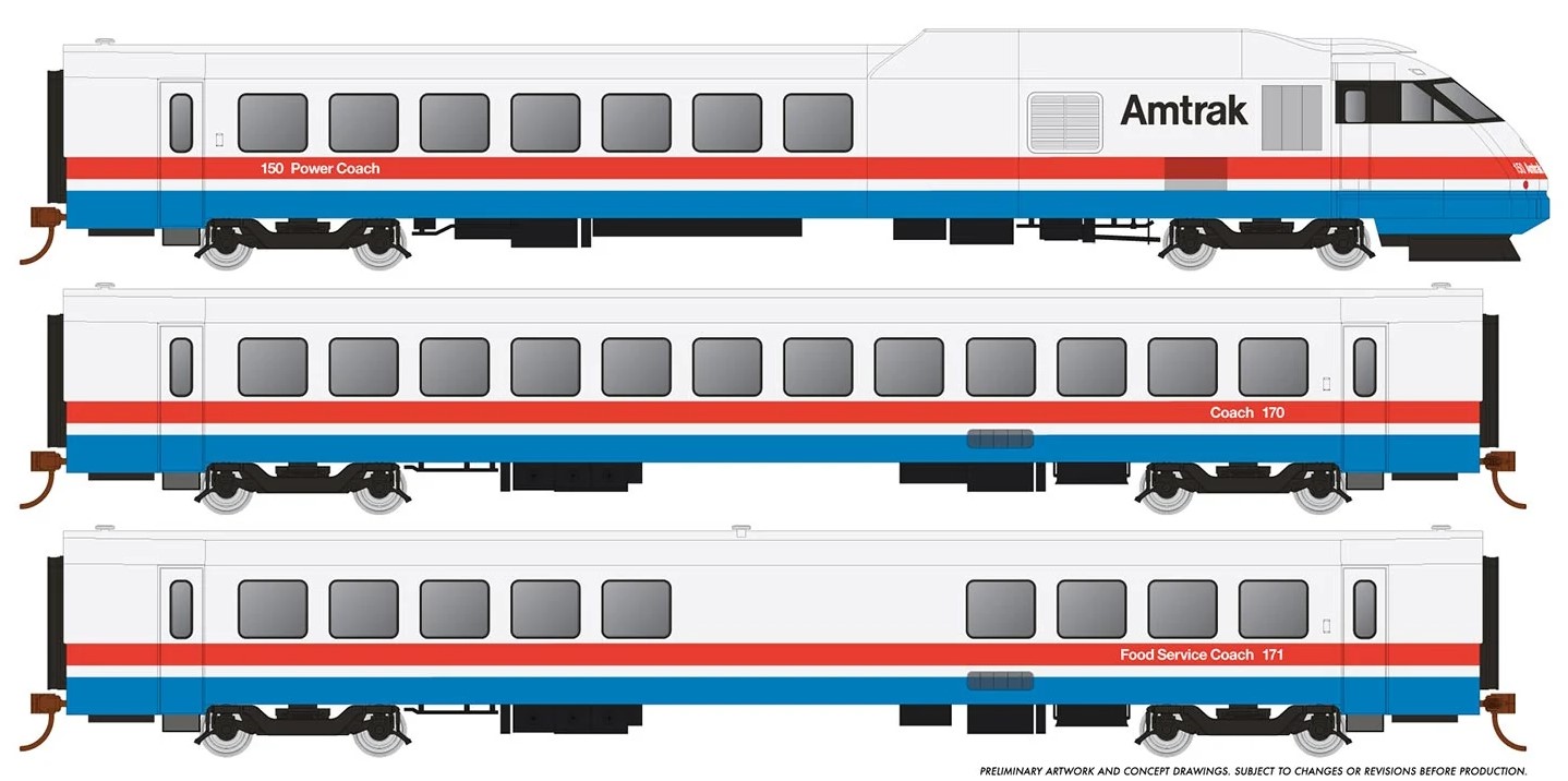 25002 Amtrak Triebzug RTL Turboliner Phase 3