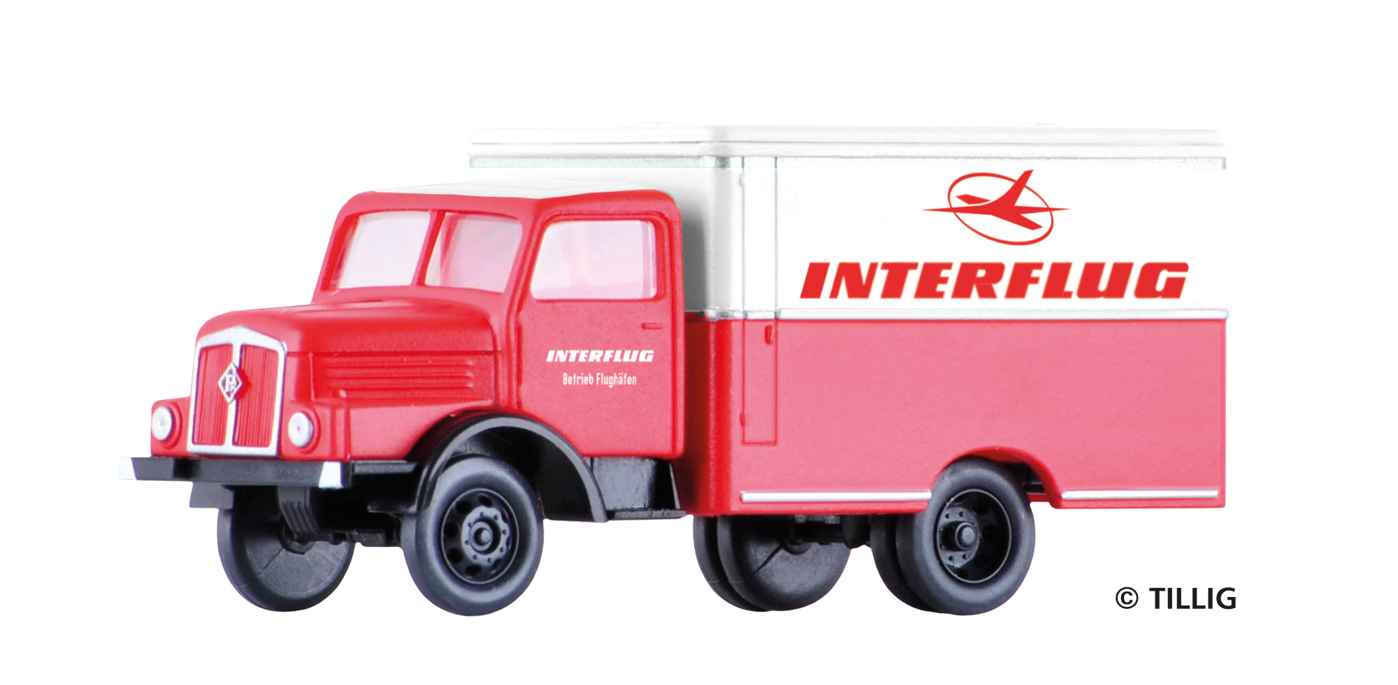 19071 LKW H3A Kofferaufbau "Interflug"