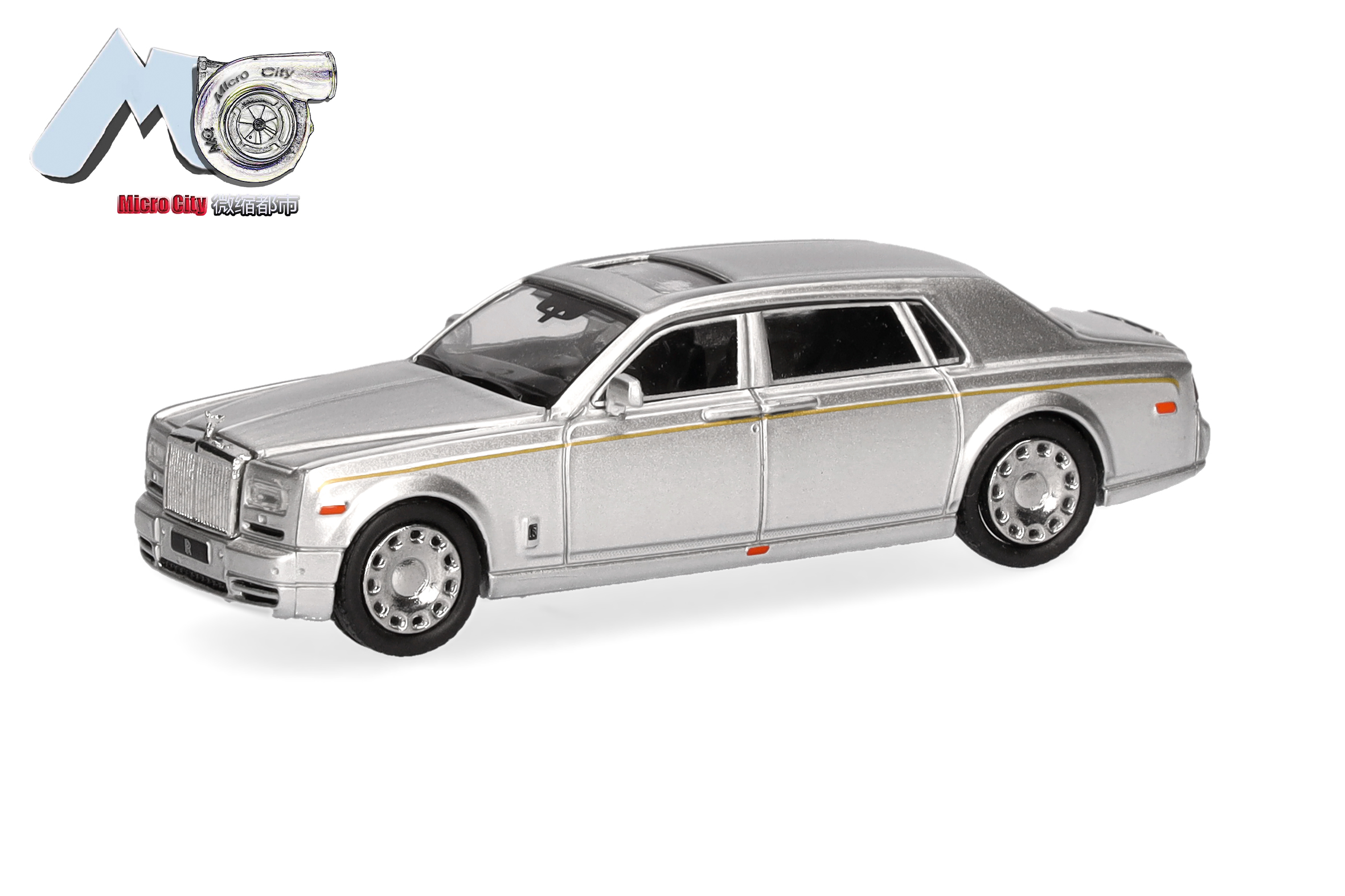 87MC000066 MicroCity: Rolls Royce Phantom silber
