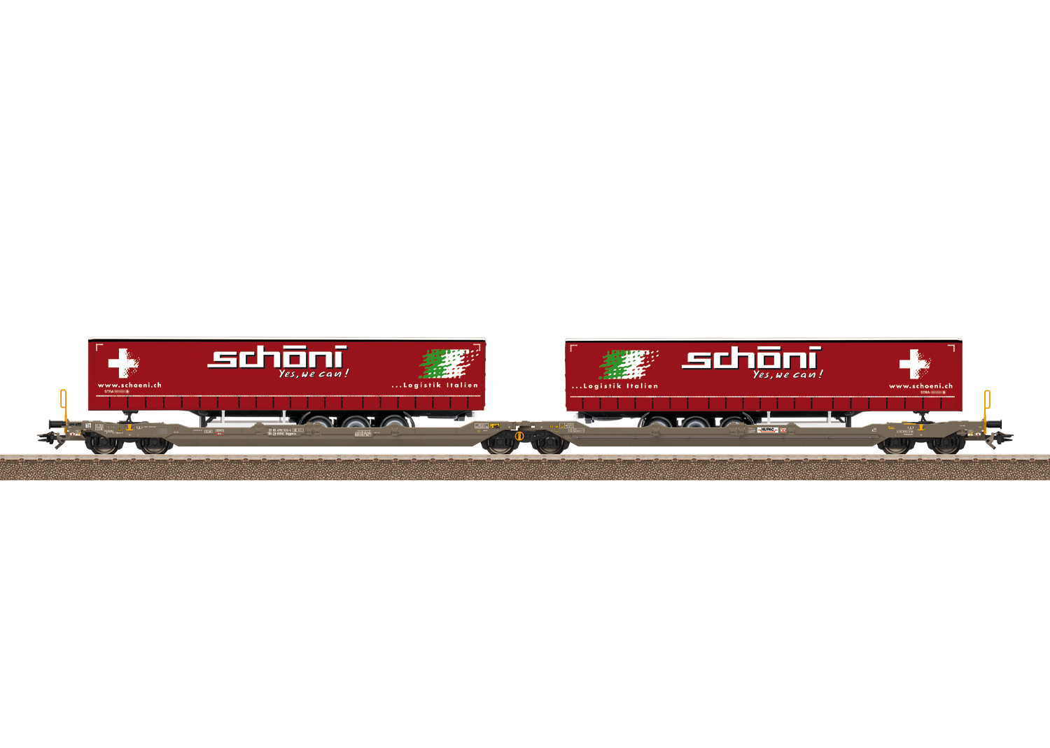 24475 Hupac Gelenk-Taschenwagen "Schöni" Ep.6