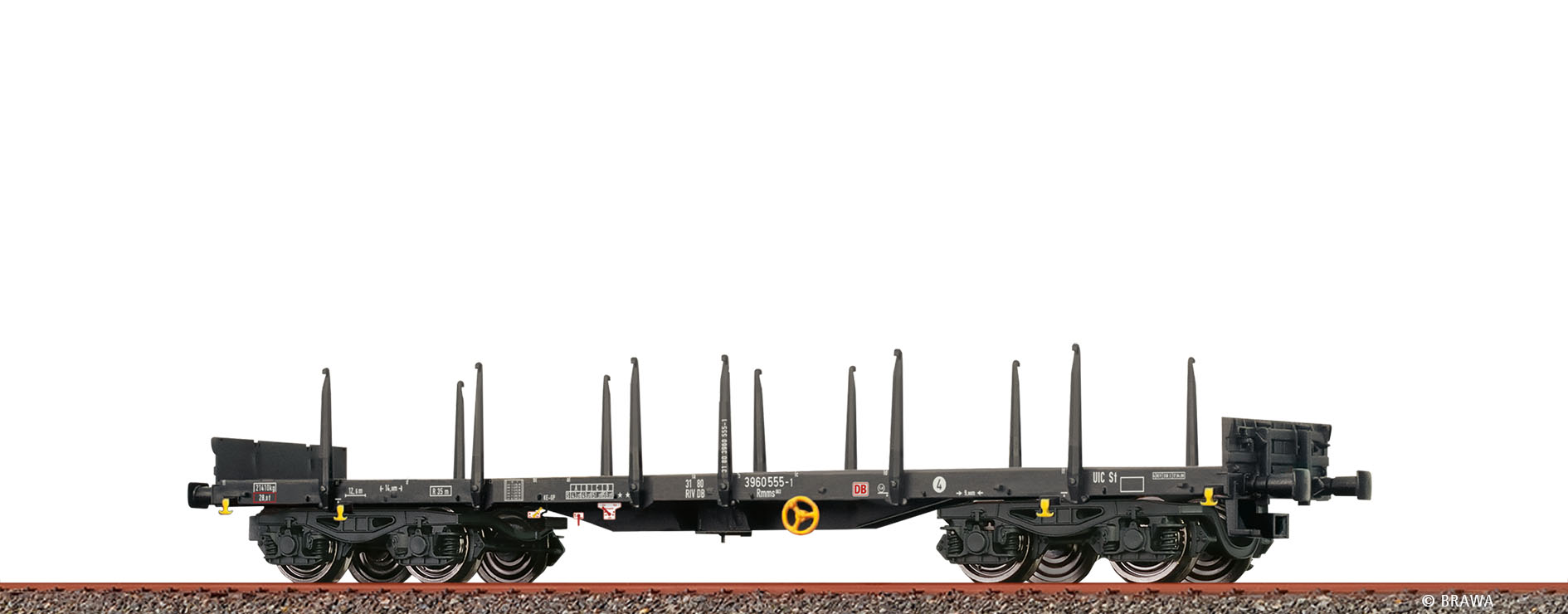 Brawa 47123 DB AG Güterwagen Rmms663-665 Ep.5