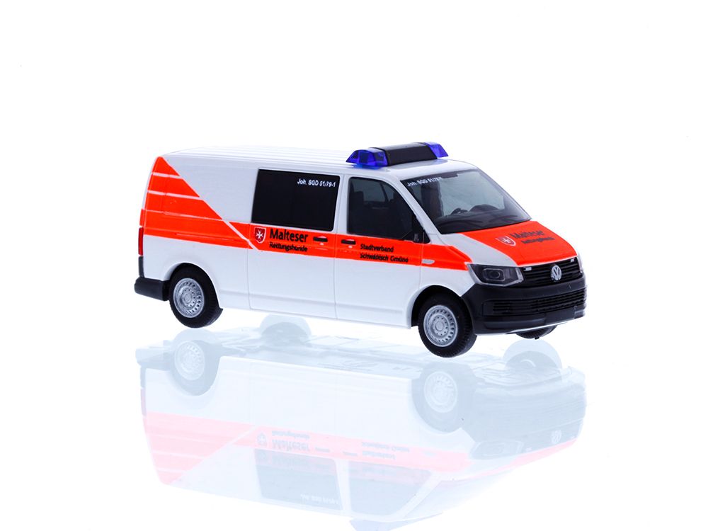 53976 VW T6 Kasten LR Rettungshunde Malteser