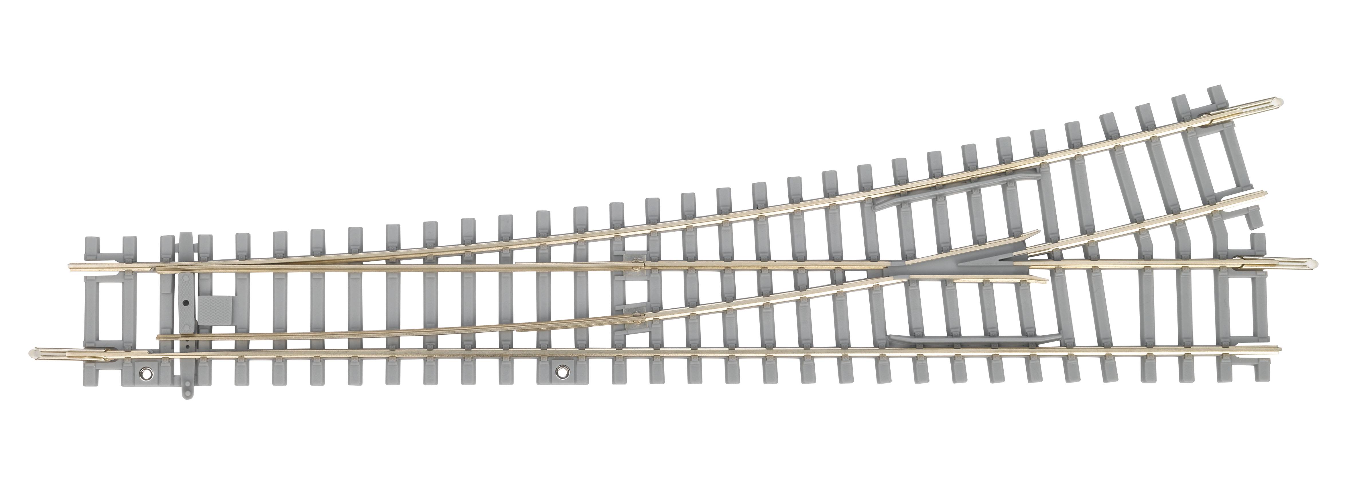 55170 A Weiche links mit Betonschwellen