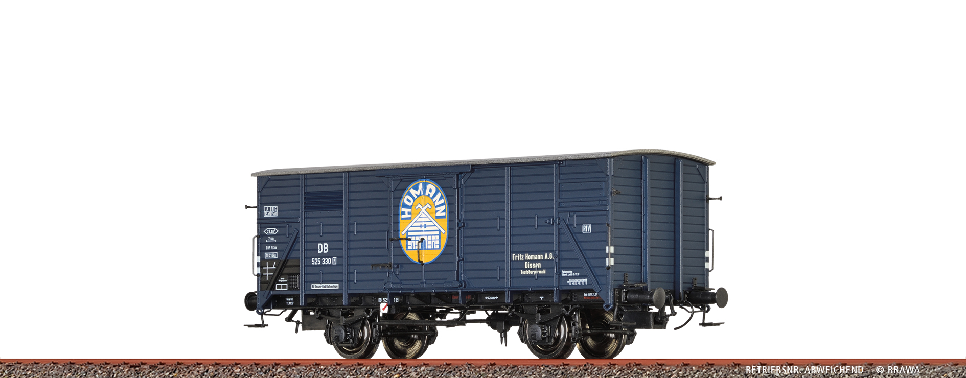 50961 DB ged. Güterwagen G10 "Homann" Ep.3