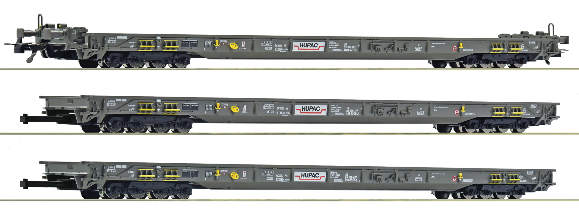 6600092 HUPAC Niederflurwg. RoLa Set 3tlg.Ep.5/6