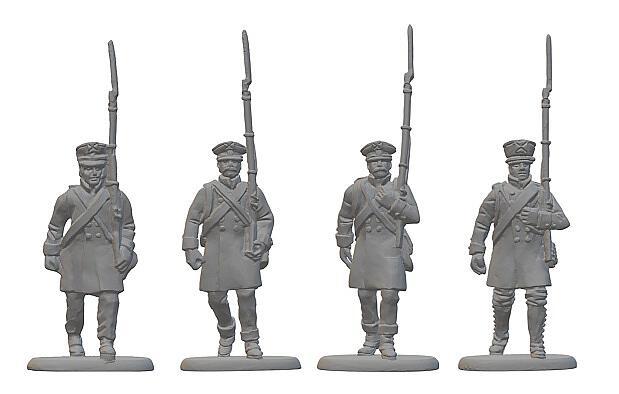 HäT - Hat Toy Soldiers 2001 Preussiche Landwehr, marschierend