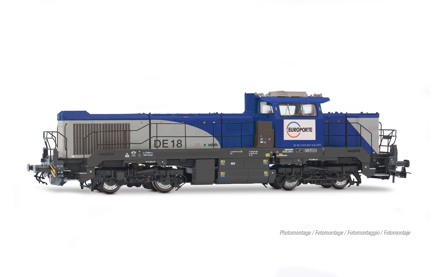 HJ2471S EUROPORTE Diesellok Vossloh DE 18 Ep.6