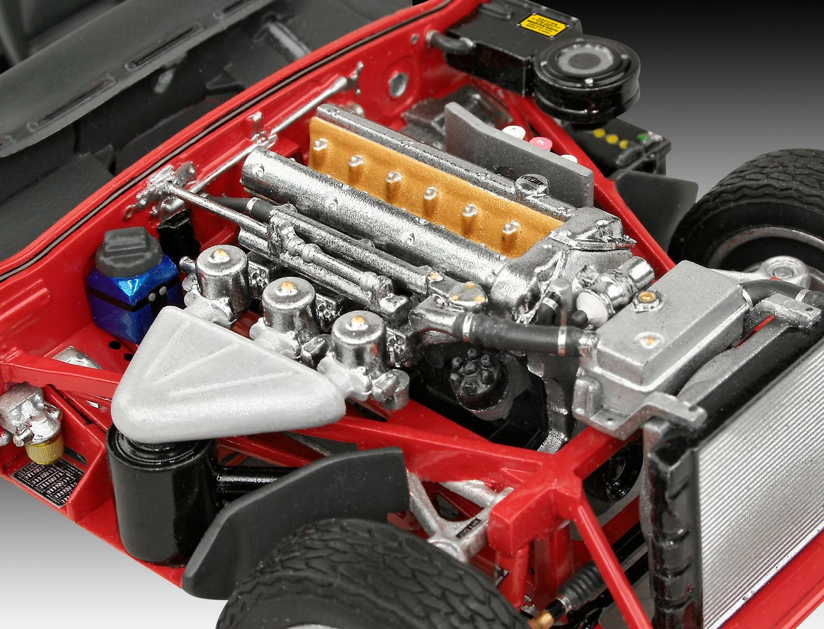 Revell 07668 Jaguar E-Type Coupé - rot