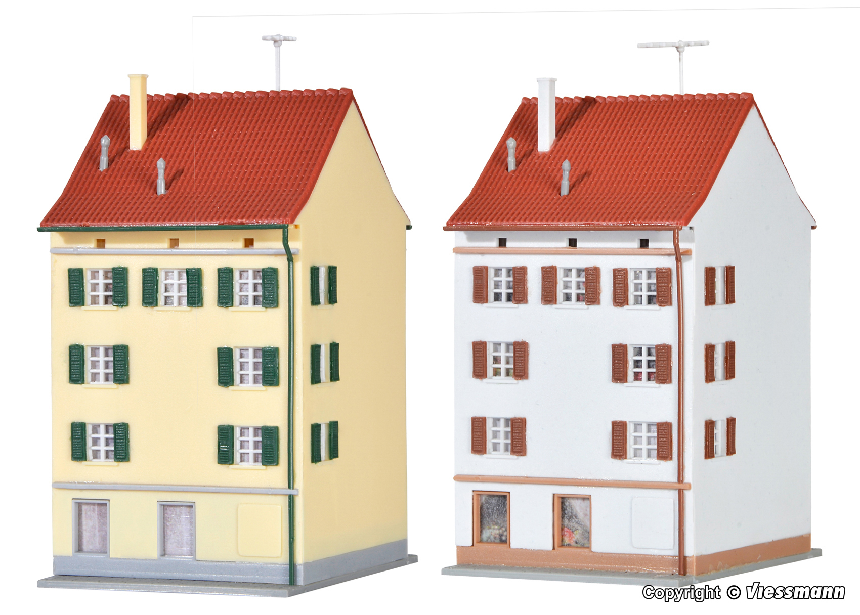 Kibri 36843 Wohnhaus mit Ladengeschäft, 2 St.
