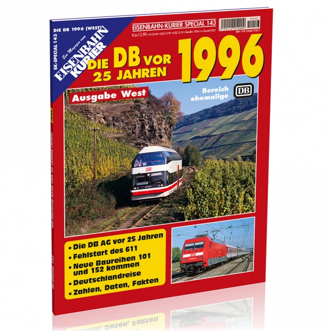 7036 DB vor 25 Jahren - 1996 West