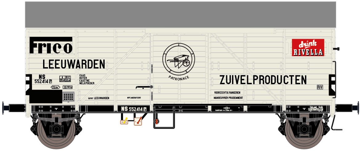 Exact-train 23748 NS Frico Rivella ged. Güterwagen Ep.3