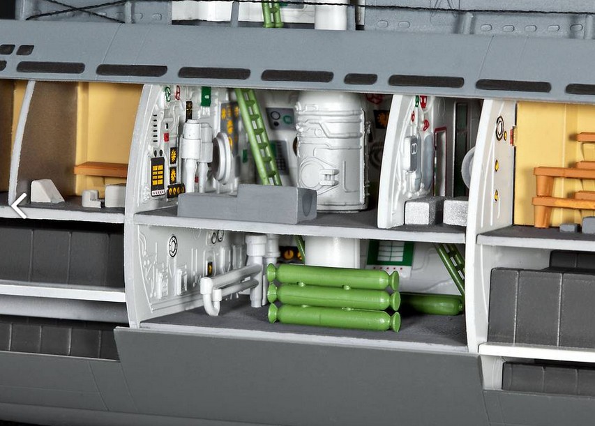 Revell 05078 U-Boot Typ XXI U2540 & Interieur