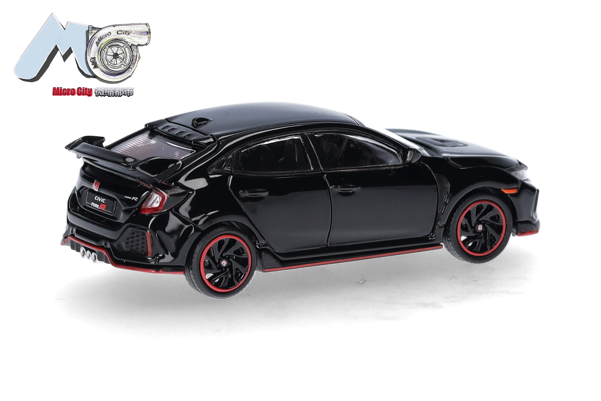 Herpa 87MC000001 MicroCity: Honda Civic Type R schwarz