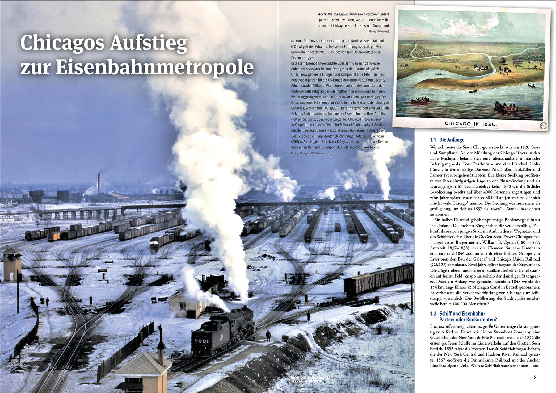 DGEG 59435 Eisenbahn Geschichte SPEZIAL Chicago