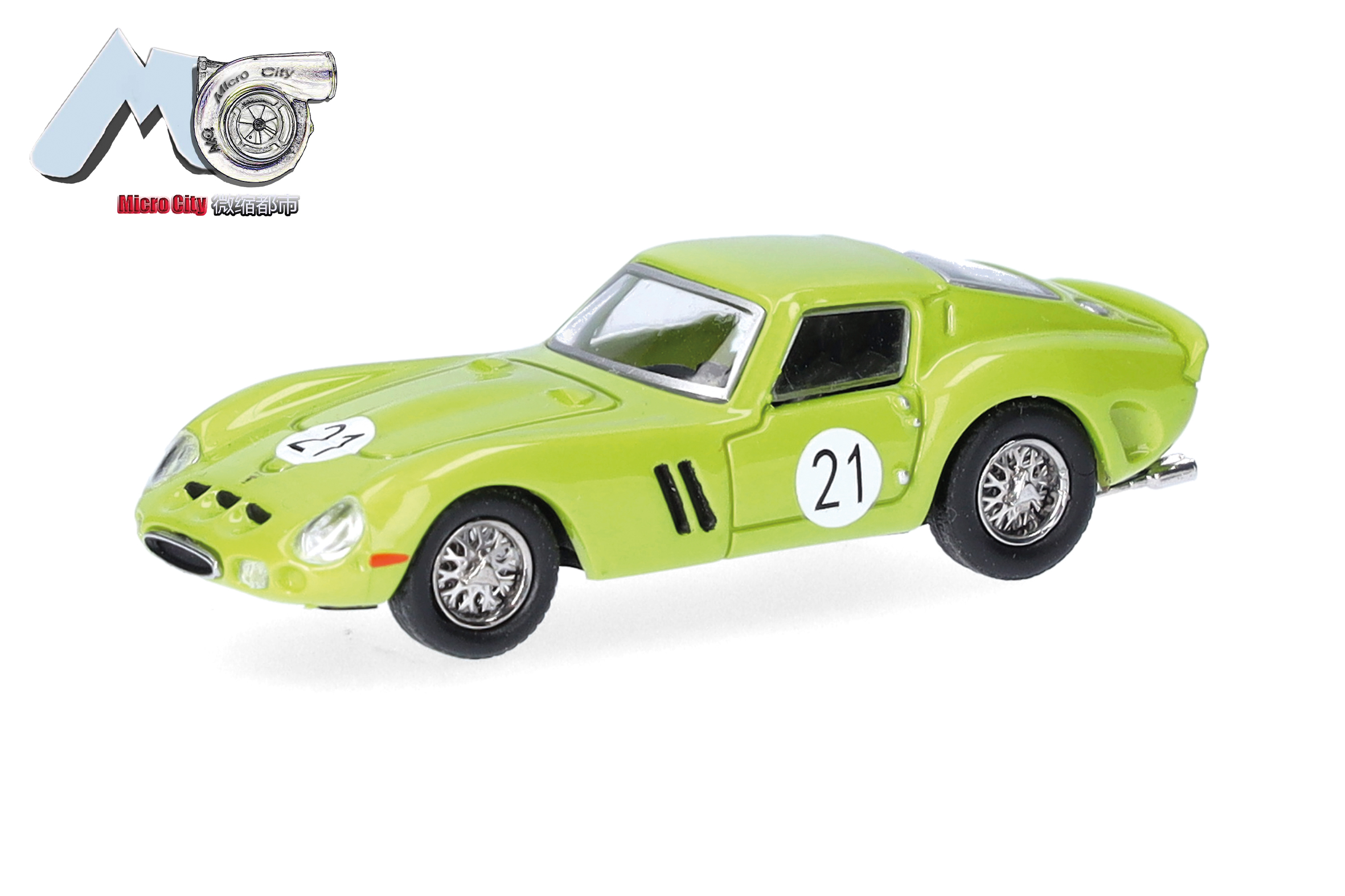 87MC000059 MicroCity: Ferrari 250 GTO #21 grün