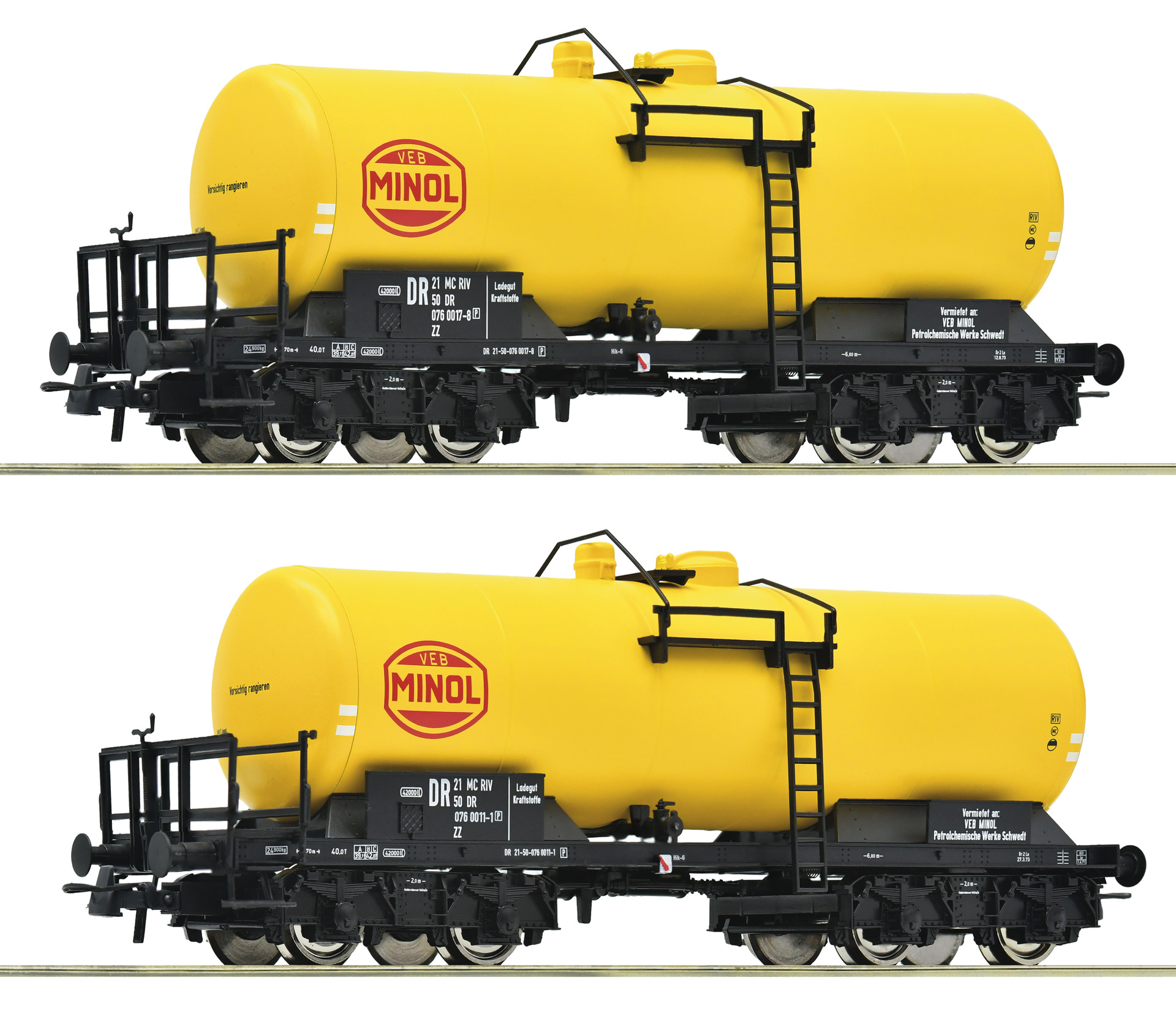 6600199 DR Minol Kesselwagen-Set 2tlg. Ep.4