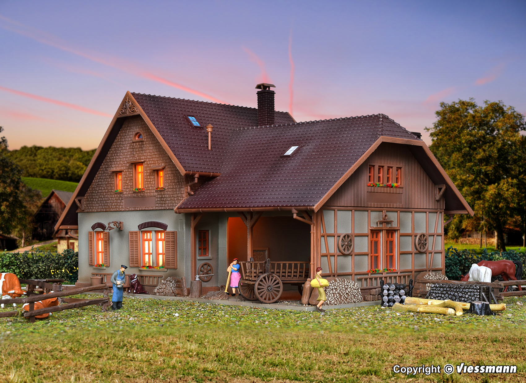 43744 Bauernhaus mit Remise