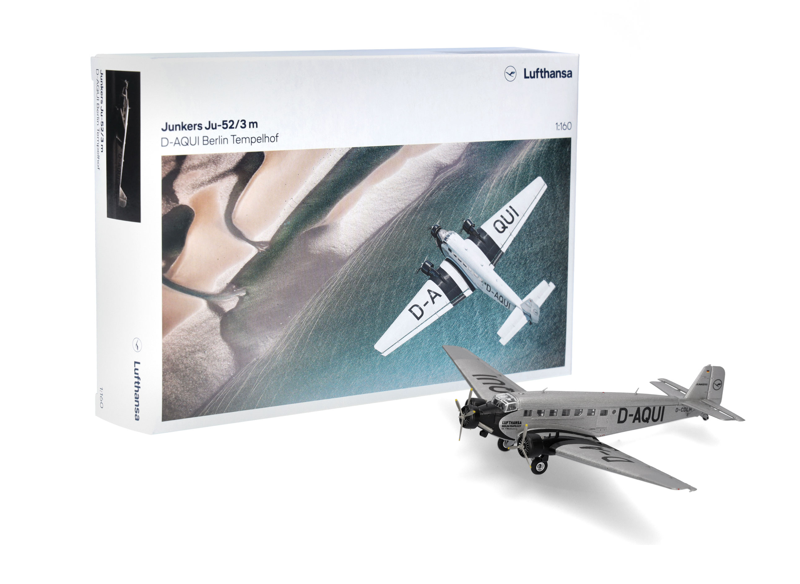 Herpa 019040-001 Junkers Ju-52 Lufthansa