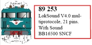 89253 LokSound V4.0 für Serie BB16500