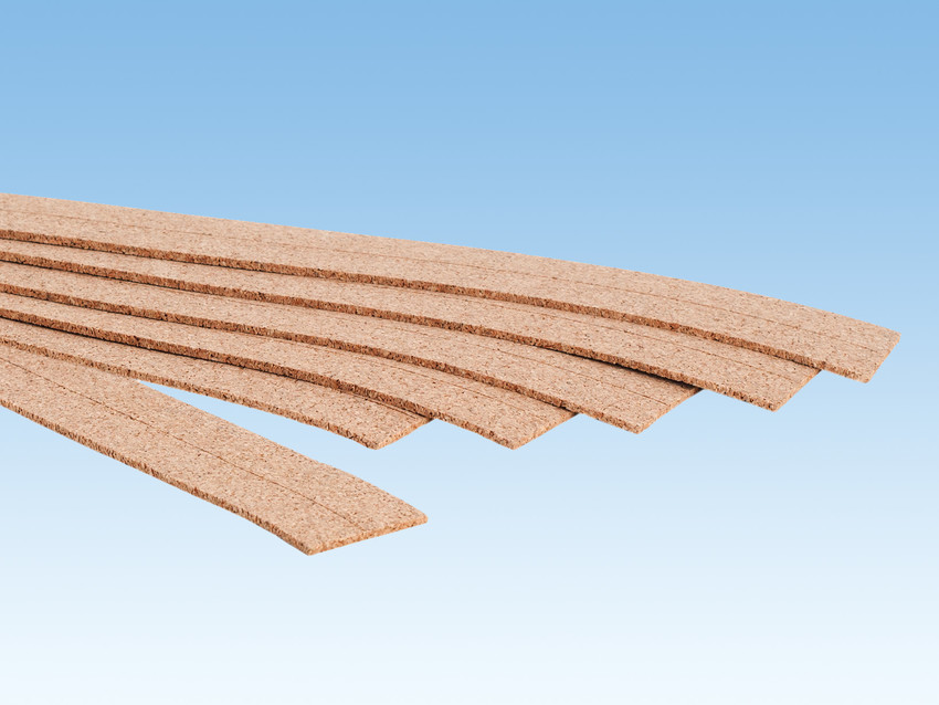 50460 Kork-Gleisbettung 6 St., 3 mm hoch