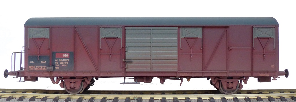 22067 SBB gedeckter Güterwagen Gbs Ep.5