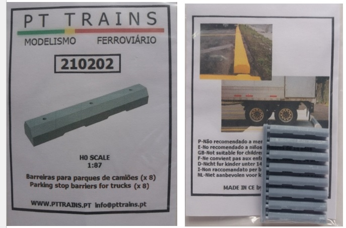 PT Trains PT210202 Parkplatzabsperrungen für LKW (grau)