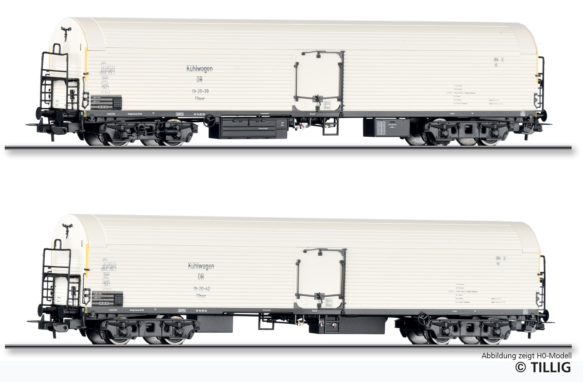 01145 DR Eiskühlwagen-Set TThevr 2-tlg  Ep.3