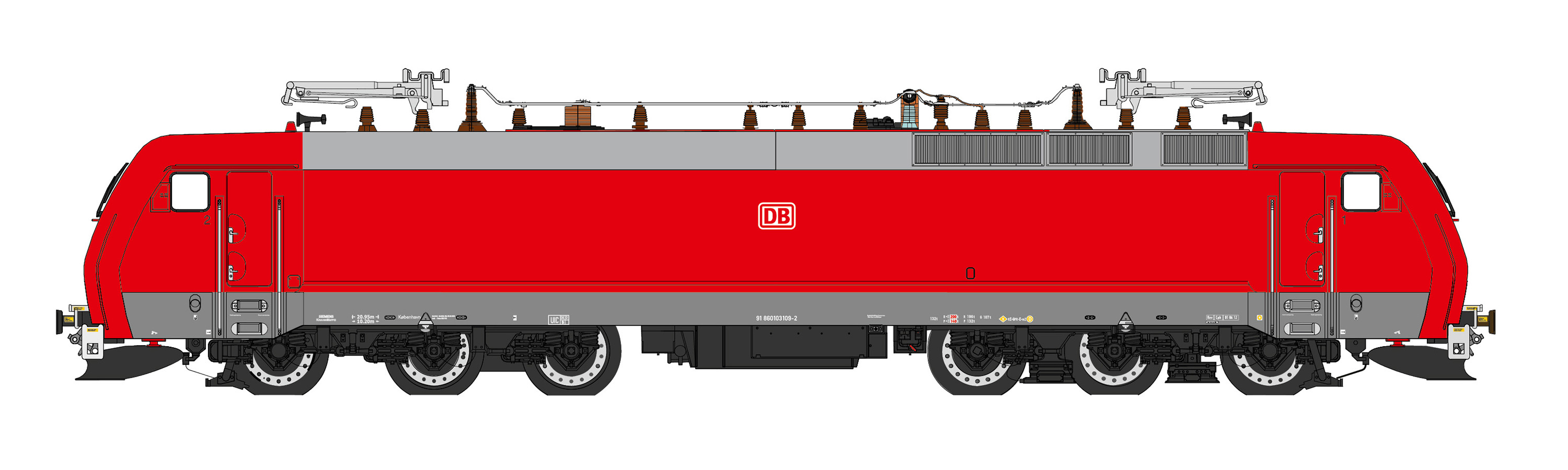 HE10044401 DB Schenker E-Lok EG 3109 Ep.5/6