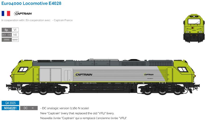 N0040281 Captrain Diesellok E4000 Ep.6