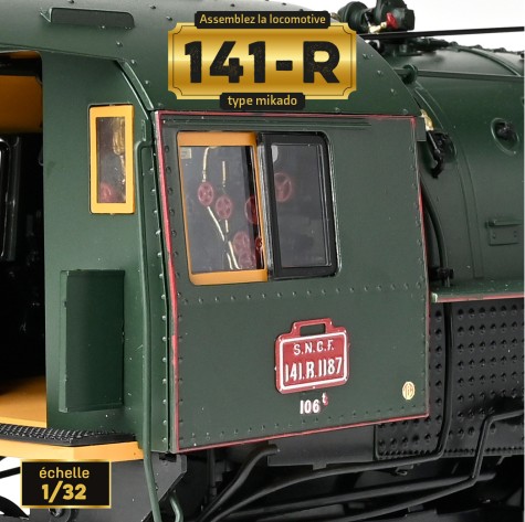 10125 Bausatz: Dampflok 141R m. Tender SNCF