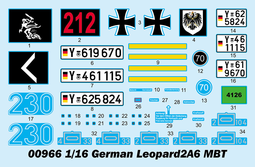Trumpeter 750966 Leopard 2A6 MBT